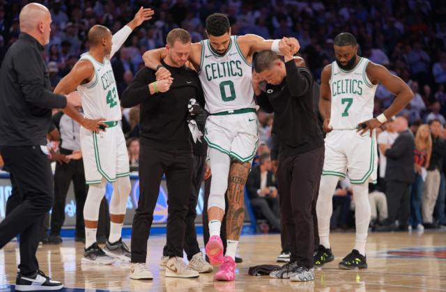 华体会官网-跟腱断裂后塔图姆崩溃哭诉：爸爸，为什么是我？